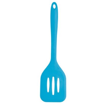 Picture of COLOURWORKS SLICONE SLOTTED TURNER BLUE 31CM