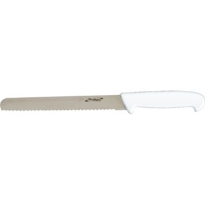 Picture of SERRATED EDGE BREAD KNIFE 8" WHITE