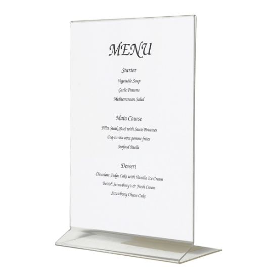 Picture of ACRYLIC MENU HOLDER UPRIGHT A5