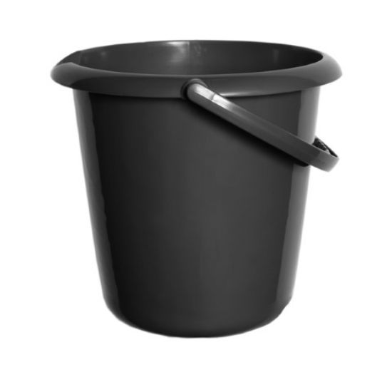 Picture of BUCKET WITH HANDLE 10LTR BLACK