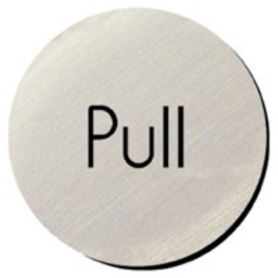 Picture of PULL DOOR DISC SELF ADHESIVE METALLIC DIA75MM