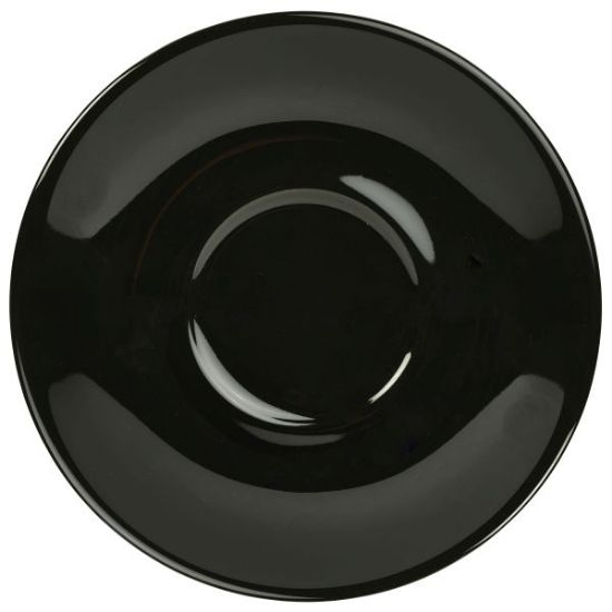 Picture of GENWARE PORCELAIN BLACK SAUCER 14.5CM   (6)