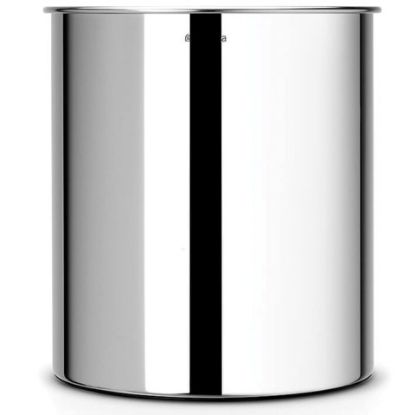 Picture of BRABANTIA WASTE BIN 7LTR BRILLIANT STEEL *P