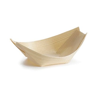 Picture of DISPOSABLE WOODEN BOAT SMALL 9x5cm  (50)