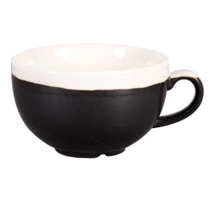 Picture of CHURCHILL MONOCHROME CAPPUCCINO CUP 12oz ONYX BLACK (CASE OF 12)