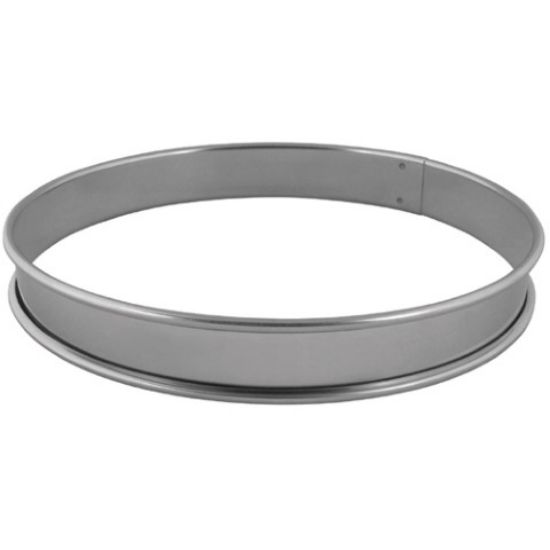 Picture of STAINLESS STEEL TART RING 28cm 11" *P