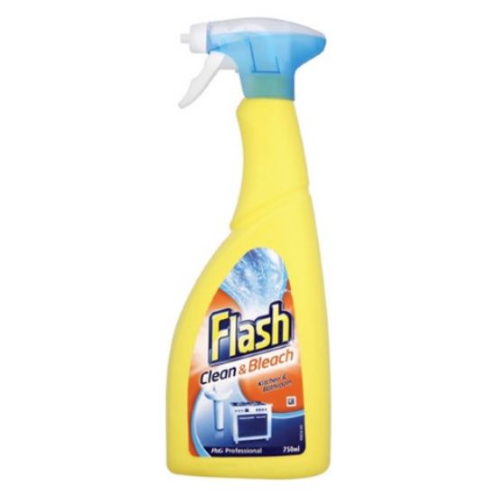 Picture of FLASH CLEAN & BLEACH SPRAY CLEANER 750ml (SINGLE)