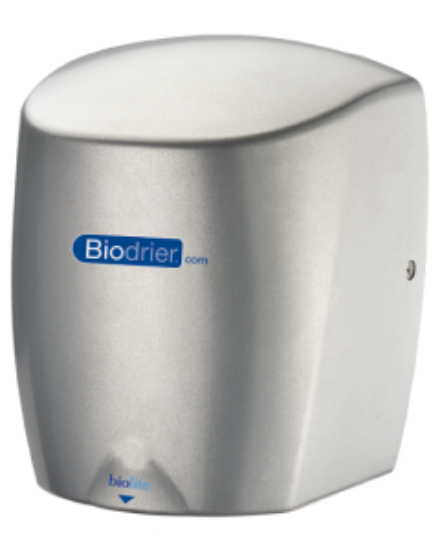 Picture of BIODRIER BIOLITE HAND DRYER 900W 240x268x176mm SILVER