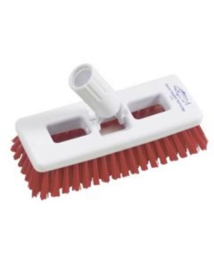 Picture of TILE SCRUB BRUSH VERY STIFF RED