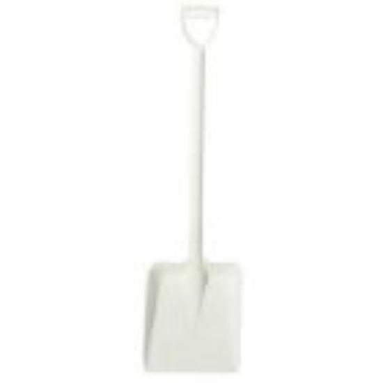 Picture of JANGRO HEAVY DUTY D-GRIPO HYGIENE SHOVEL WHITE