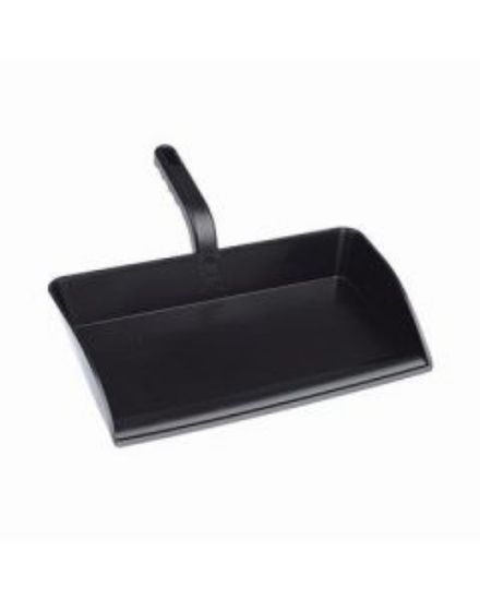 Picture of OPEN PLASTIC DUSTPAN 300MM BLACK