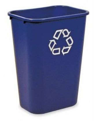 Picture of RUBBERMAID DESKSIDE RECYCLING BIN 39 LITRE - BLUE