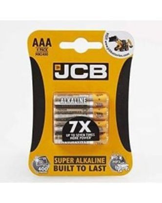 Picture of JCB SUPER ALKALINE BATTERIES AAA (PACK OF 4)