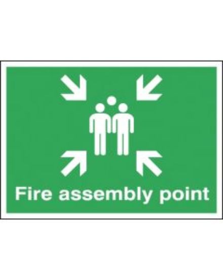 Picture of FIRE ASSEMBLY POINT SIGN 450X600 RIGID