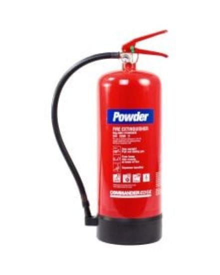 Picture of DRY POWDER FIRE EXTINGUISHER 9KG FOR USE ON CLASS AB AND C FIRES