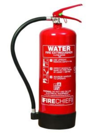 Picture of WATER FIRE EXTINGUISHER 6LTR FOR USE ON CLASS A FIRES