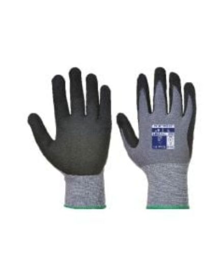 Picture of DERMIFLEX GLOVE PU/NITRILE FOAM BLACK SIZE 11/XXL