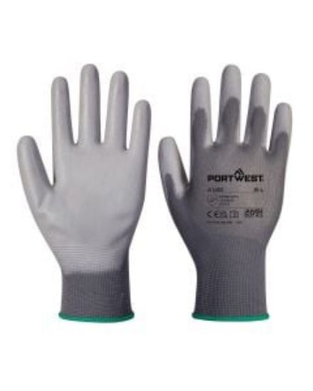 Picture of PU PALM GLOVE GREY SIZE 7/S