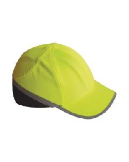 Picture of HI VIS BUMP CAP YELLOW WITH MESH PANEL