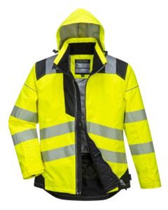 Picture of VISION HI VIS RAIN JACKET YELLOW SIZE 3XL