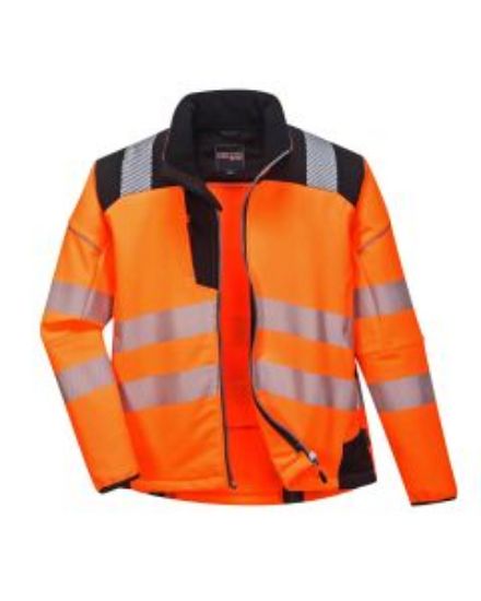 Picture of VISION HI VIS SOFTSHELL ORANGE SIZE M