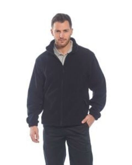 Picture of ARAN FLEECE JACKET BLACK L