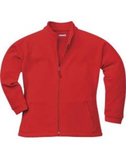 Picture of ARAN LADIES FLEECE RED SIZE L