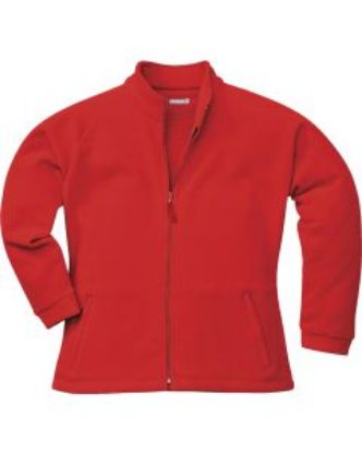 Picture of ARAN LADIES FLEECE RED SIZE M