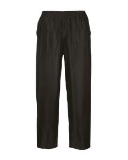 Picture of CLASSIC ADULT RAIN TROUSERS BLACK S