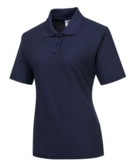 Picture of LADIES NAPLES POLO SHIRT NAVY SIZE S