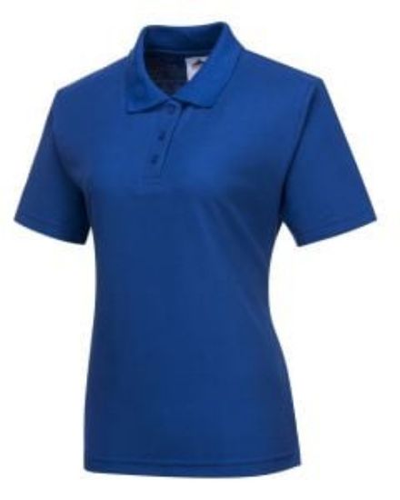 Picture of LADIES NAPLES POLO SHIRT ROYAL SIZE 2XL