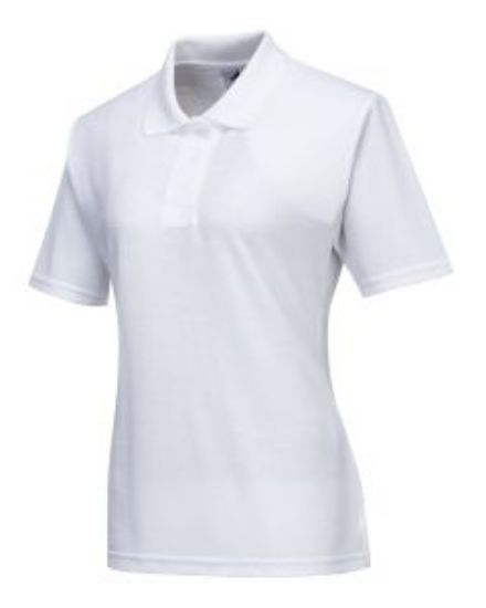 Picture of LADIES NAPLES POLO SHIRT WHITE SIZE L