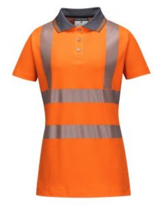 Picture of LADIES PRO POLO SHIRT ORANGE SIZE XL