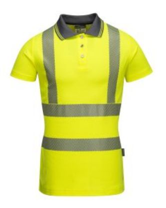 Picture of LADIES PRO POLO SHIRT YELLOW SIZE S