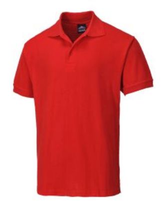 Picture of NAPLES POLO SHIRT RED MENS L