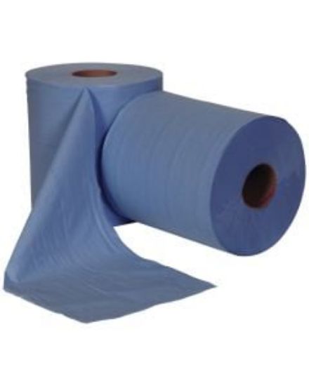 Picture of JANGRO CENTREFEED ROLL 150M BLUE 3 PLY RECYCLED (6)