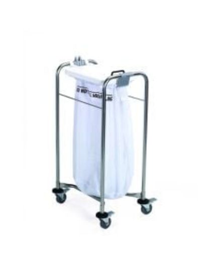 Picture of LAUNDRY CART 1 BAG WITH WHITE LID SIZE W38CM X H 93CM X D49CM