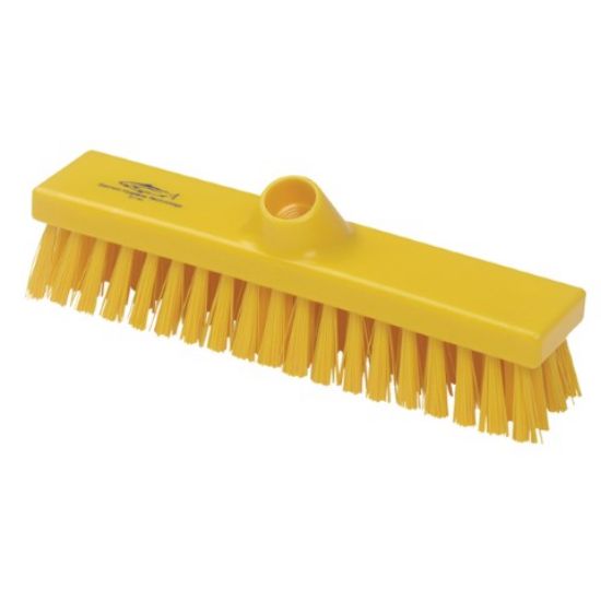 Picture of PREMIER DECK SCRUB STIFF 280MM YELLOW