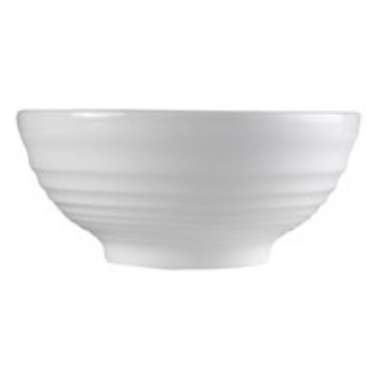 Picture of CASE OF 12 BIT ON THE SIDE RIPPLE SNACK BOWL 10oz WHITE