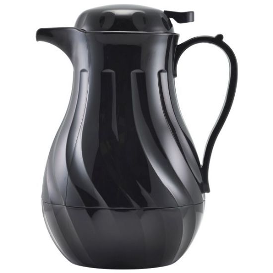 Picture of COFFEE SERVER SWIRL 40OZ BLACK