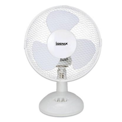 Picture of OSCILLATING DESK FAN 9" WHITE 