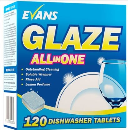 Picture of GLAZE ALL-IN-ONE DISHWASH TABLETS (120)