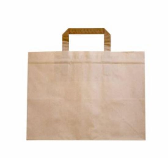 Picture of SUSTAIN DEEP GUSSET PAPER CARRIER BAG BROWN 317X218X245MM (250)