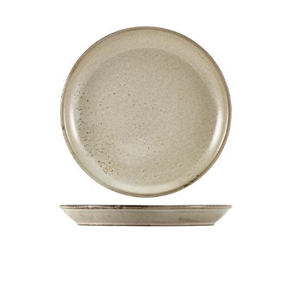 Picture of TERRA PORCELAIN SMOKE GREY COUPE PLATE 24CM (6)