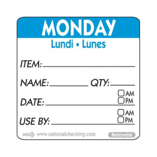 Picture of PAN LABEL BY ROLL MONDAY STRIPE BLUE (500)