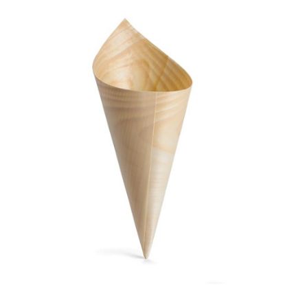 Picture of DISPOSABLE WOODEN /BAMBOO CONE 140ml(50)