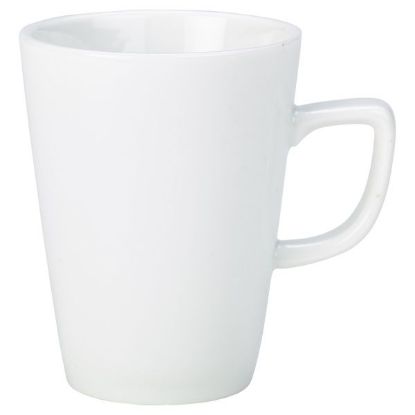 Picture of GENWARE PORCELAIN WHITE CONICAL COFFEE  MUG 22CL 7.75oz  (6)