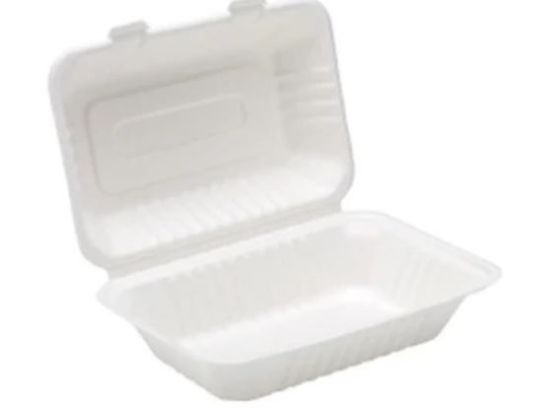 Picture of BAGASSE LUNCH BOX 160x230x75mm (PACK OF 125) 