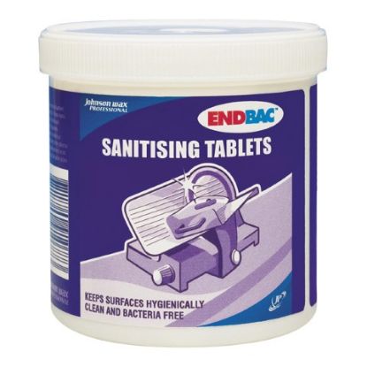 Picture of ENDBAC SANITISING TABLETS 230 TABS PER TUB **LQ**