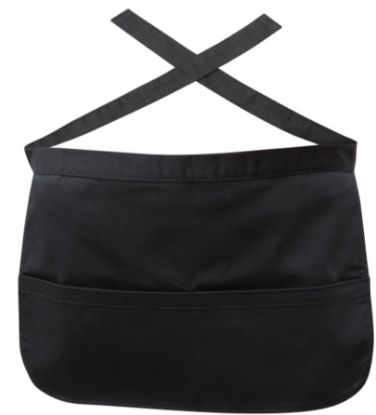 Picture of BLACK MONEY POCKET APRON